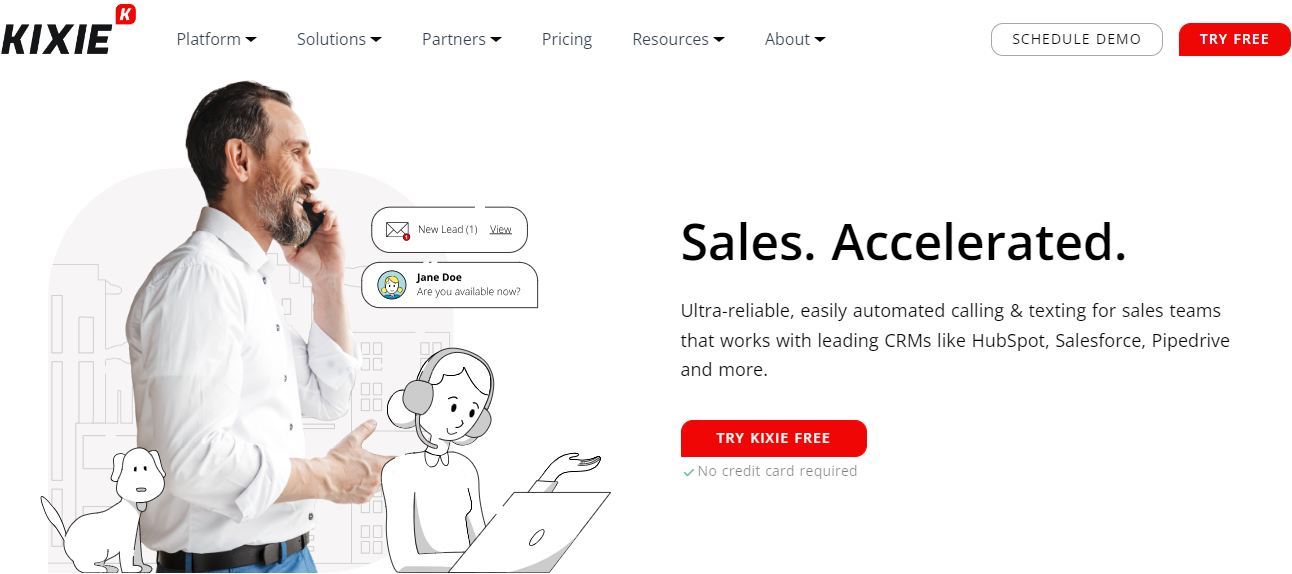 Kixie Sales Engagement Platform