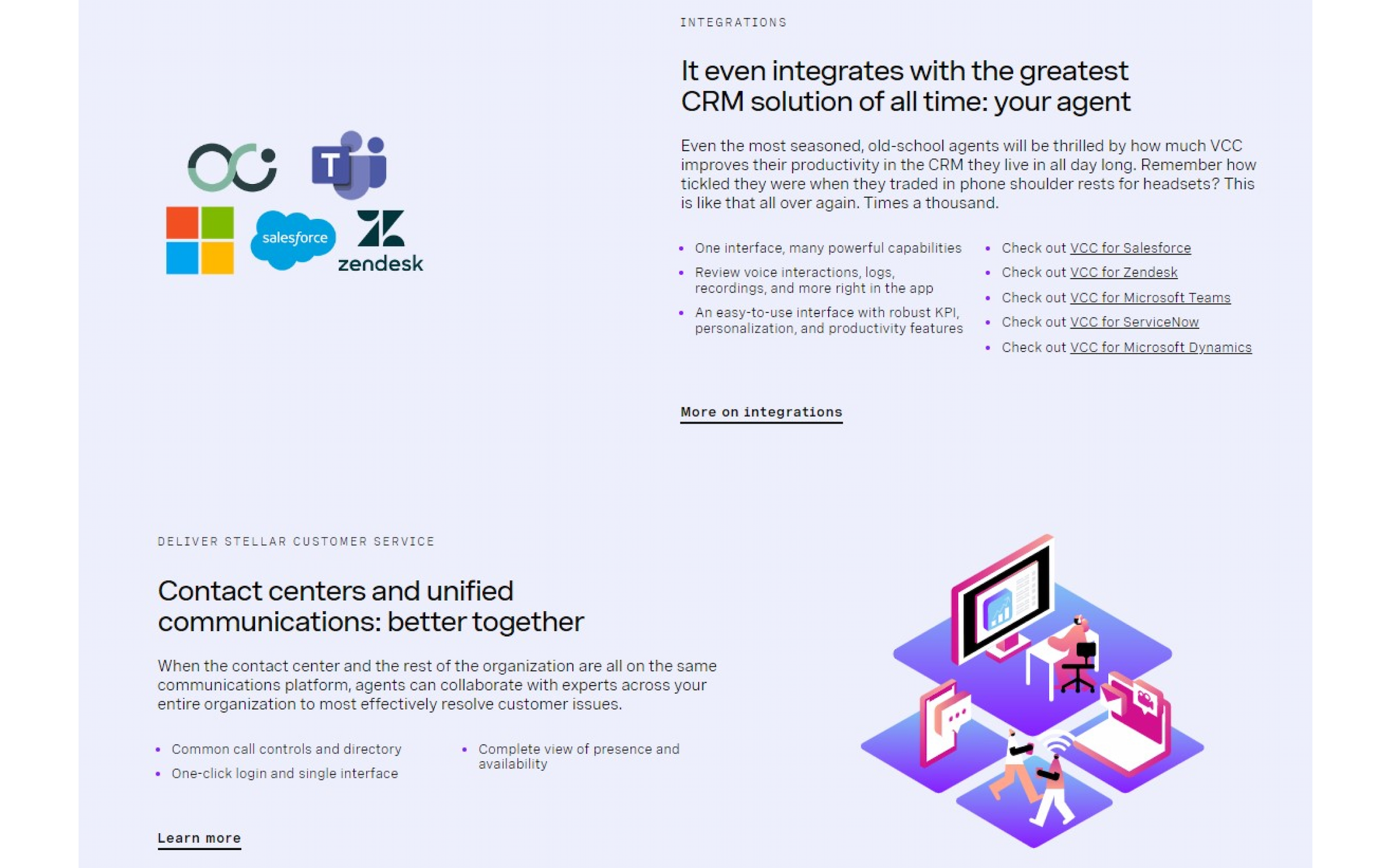 Features of VCC